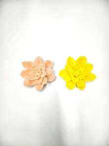 莲花硅胶模具，可用于制作蜡烛、香薰蜡烛、石膏、蛋糕、巧克力、糖果等。 - A-白色 - 查看 5