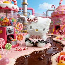 SANRIO 儿童毛绒玩具、睡眠枕头、生日礼物、纪念品、情人节礼物、适合亲子互动的毛绒玩具 - 粉色 - 查看 5