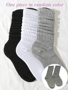 10 Pairs 40cm Thin White Leg Warmers, Non-Slip Loose Fit, Suitable For Daily Wear - Multicolor - View 12