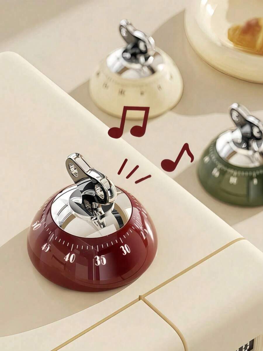 Temporizador de cozinha magnético - Temporizador de contagem regressiva preciso, sem necessidade de carregamento, forte fixação magnética, adequado para cozinhar, assar e aprender. - Multicolorido - Ver 1