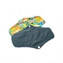 4片装 AWJ 网状衬垫卫生巾，可重复使用，女性专用，可水洗，防水，常规流量，日用型 - 4件裝 - 查看 9