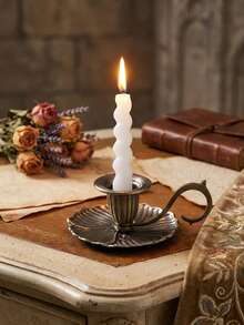Petal Iron Candle Holder/Candle Stand, Nordic Retro Romantic Candle Holder/Stand, Suitable For Wedding, Home Decor, Holiday Party Decor, Home Holiday Decor, Proposal, Aromatherapy Relaxation, Restaurant And Cafe Decor - Multiple Styles - View 4
