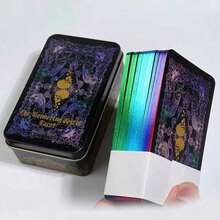 The Wandering Spirit Tarot Storage Box Metal 78pcs Tarot Cards In A Tin Box Edition For Beginners Divination Tools Fortune Telling Board Game, Gaming Gift,Family Gathering Entertainment Card Games, Friend Gathering Card Board Games, Holiday Travel Entertainment Games, Couple Card Games Board Games - 遊蕩的靈魂 - 查看 9