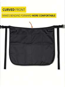 One Garden And Barber Apron With Adjustable Waistband, Multi-Purpose Women's Apron Suitable For Hair Salons, Nail Art, Makeup, Gardening, Household Cleaning, Etc - A - View 6