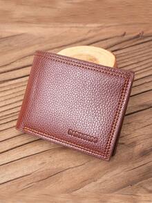 New Men's Wallet With 8 Card Slots, High-End Bifold Wallet, Short Style PU Leather Card Case, Travel ID Holder, Card Holder, Men's Wallet, Ticket Holder - Multicolor - View 10