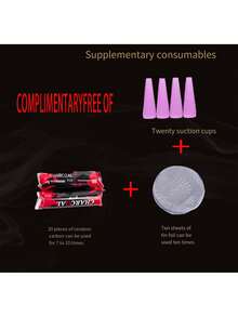 1pc Complete Hookah Set, German Quality, Single Hose Silicone Hookah Pipe With Aluminum Foil And Disposable Mouthpieces - one-size - View 8