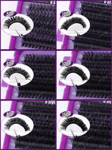 CMAYOME Bộ 800/684/640/621 sợi mi giả. Độ cong D: 10D + 20D + 30D + 40D/50D + 60D + 80D + 100D/80D + 100D + 120D + 150D - Mi giả thủ công, chất lượng cao, độ cong D, tự nhiên, bộ mi cá nhân hóa - Có thể tái sử dụng, nhẹ và dễ sử dụng, nối mi, mi tự nhiên, nối mi dày, bộ dụng cụ nối mi. - DD - Xem 7