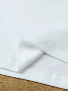 Graphic Features Bold Collage Letters Forming Anti Social Club Theme Symbolizing Individuality And Free Spirit Expression Men 100% Cotton Casual Printed Tshirt - White - View 5