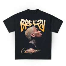 Tour Shirt, Breezy Bowl XX T-Shirt,  Graphic Tee, Fan Gift Shirt, Unisex Concert Merch,  T-Shirt - 黑色 - 查看 2