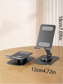 1个旋转手机平板支架金属可折叠懒人直播便携式桌面手机支架 - 手機架 - 查看 2