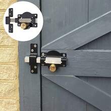Courtyard Gate Lock Buckle, Door Lock Buckle, Courtyard, Garden, Terrace Lock Buckle, Easy To Install - A - View 3
