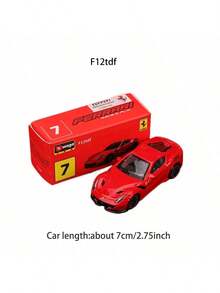 Burago 1:64 Scale  Simulation Racing Car Model SF90 488GTB LAFERRARI Mini Sports Car Collectible Model, Decorative Toy Car - Multicolor - View 11