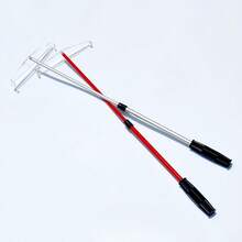 Cào bài thu gọn bằng hợp kim nhôm G040, thích hợp cho Texas Holdem, Blackjack, các trò chơi xúc xắc, trò chơi trên bàn, chiều dài tối đa 70cm/27.5in, có thể điều chỉnh độ dài tùy ý. - Đỏ - Xem 4