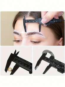 2Pcs/5Pcs/Set Fashion Mini Vernier Caliper, Portable Dual-Scale Vernier Caliper, School & Office Supplies Ruler, Precise Eyebrow Measurement Tool - Multicolor - View 4