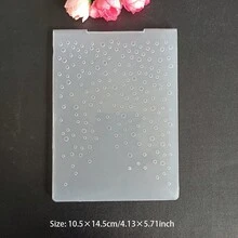 Molde de plástico 2D con relieve, plantilla para hacer álbumes de recortes, tarjetas, tablero de estampado transparente, adecuado para manualidades de álbumes hechos a mano, tarjetas DIY, flores, mariposas, plumas, ballenas, birretes de graduación, Día de la Madre - 2D - Ver 4