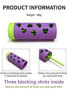 1个宠物喂食器，宠物益智喂食器玩具，狗狗益智玩具，猫狗捉迷藏喂食器，猫狗食物托盘，宠物训练玩具 - 彩色 - 查看 6