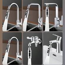 One Kitchen Splash-Proof Faucet, Equipped With A Universal Joint And A Retractable Nozzle, Suitable For Sinks. The Nozzle Can Be Quickly Replaced And Is Made Of Plastic And Brass Materials - Faucet - View 10