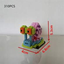 Đồ chơi lắp ráp Gary Plankton dạng khối nhỏ, mô hình lắp ráp DIY, đồ chơi giáo dục, quà tặng sinh nhật, trang trí phòng ngủ, hoạt hình anime, trang trí Halloween, Giáng sinh, đồ trang trí bàn nhỏ dễ thương, quà tặng ngày lễ, quà sinh nhật. - Nhiều màu - Xem 3