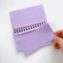 Tear-Off Spiral Notebook Memo Pad Note Book + Word Notebook - Multicolor - View 9