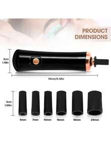 睫毛嫁接胶水摇晃器，Shmian电动指甲油摇晃器，电动摇晃器，省时免提工具，指甲油胶水摇晃器 - 彩色 - 查看 9