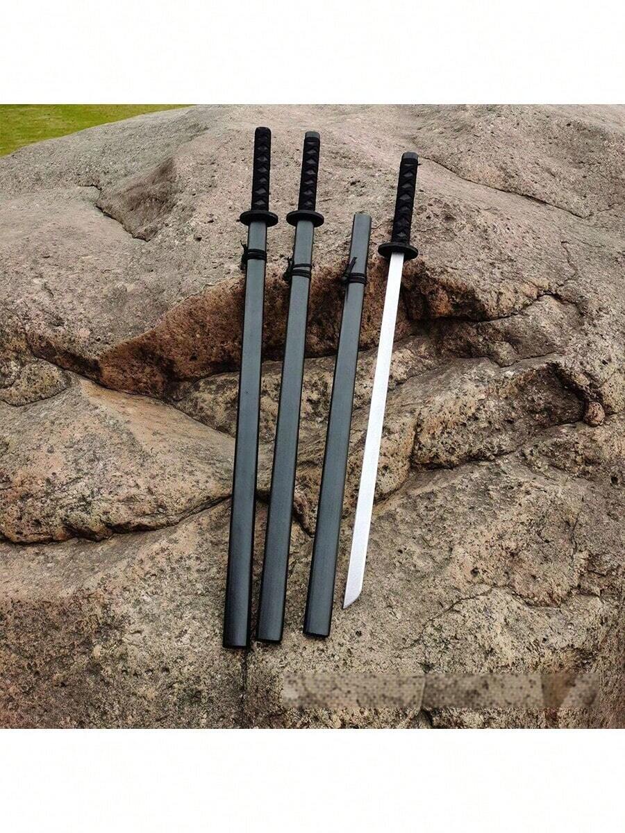 55cm Full Length Samurai Sword Model, With Scabbard Realistic Sword, Anime COS Cosplay Prop, Boys Sound & Light Toy Sword, Unsharpened Version. Suitable For Anime COS, Stage Performance, Holiday Party, Collection Display, Boys' Gift; Durable, Portable And Easy To Store.