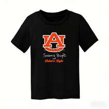 Auburn Tigers Christmas Shirt _ AU NCAALicensed 100% Cotton Kids T-Shirt _ Official Logo Tee - màu đen - Xem 1