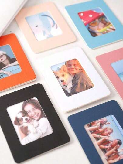 5/10 قطعة إطارات صور ملونة بحجم 3 بوصة - طراز كاميرا فورية، حوامل ورقية للمكتب والحائط والرف - ديكور عيد الميلاد والحفلات والمكتب والمنزل - هدايا عيد الميلاد وديكور الخريف وعيد الشكر والعام الجديد، DIY، جمالي، مناسب للإنستغرام، جميل