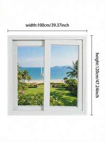 Black DIY Window Screen Mesh Set, Cut-To-Fit Breathable Net, Self-Adhesive Hook & Loop Easy Install, Mosquito & Bug Protection For Home Windows - White - View 5