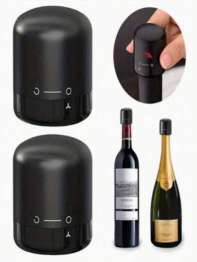 1pc Reusable Wine Stoppers ,Wine Bottle Stopper,Bottle Stopper- These Vacuum Preservatives Can Keep Wine Fresh And Leak Proof, Suitable For Commercial Use In Restaurants And Bars, Household Red Wine Bottle Caps, Silicone Sealed Champagne Bottle Caps, Compact Preservation Wine Stoppers, Bar Tools