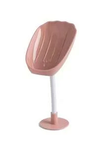 1pc Shell-Shaped Soap Dish, Wall-Mounted Draining Soap Holder, Creative Soap Box, Keeps Soap Dry And Clean, Easy To Clean, Bathroom Wall-Mounted Soap Rack, Extends Soap Lifespan. - Multicolor - View 8