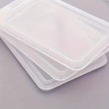 5个防水透明卡套：保护您的银行卡和身份证免受损坏！ - 彩色 - 查看 5