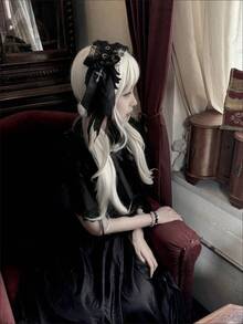 1 chiếc băng đô cánh thiên thần Lolita, phụ kiện tóc thiên thần đen tối phong cách Gothic, băng đô đinh tán phong cách Punk Rock Cosplay - Nhiều màu - Xem 2