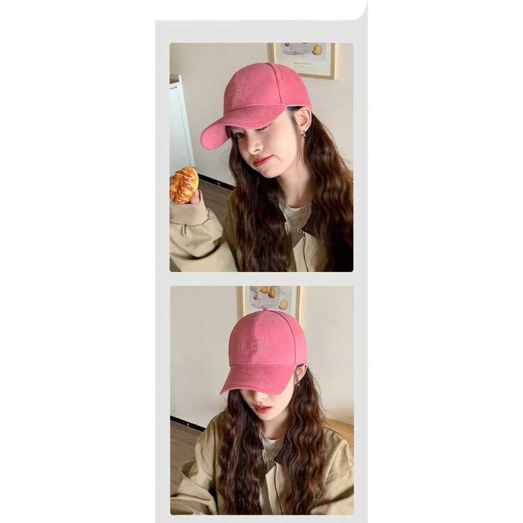 Mũ lưỡi trai kiểu cổ điển, bạc màu, chống nắng, unisex, chu vi vòng đầu lớn. - A - Xem 5