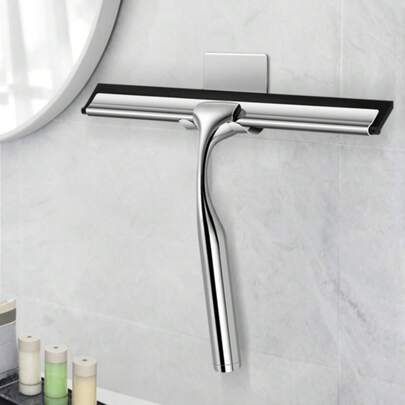 스테인리스 스틸 유리 와이퍼 내구성 스퀴지 샤워 클리너 문 욕실 창문