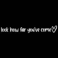 Motivational Sticker "Look How Far You've Come" Heart-Shaped Sticker - Suitable For Sticking On Rearview Mirror, Diary, Guitar Case, Daily Inspiration - Decorative Stickers - View 8