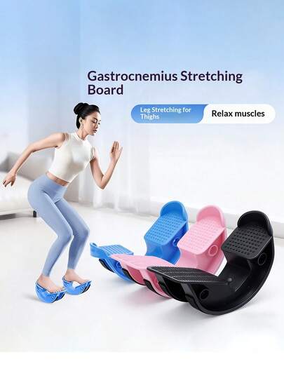 腓骨肌和小腿拉伸斜板 | 倾斜式脚踏板训练器，用于跟腱和比目鱼肌阻力训练（1双）