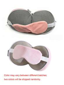 2-en-1 Oreiller en U et Masque pour les Yeux, Léger et Portable, Super Doux et Masque Occultant, Convient aux Hommes et aux Femmes, Idéal pour les Voyages, le Yoga et la Sieste, Sangle Réglable. Essentiel pour les Travailleurs de Livraison. - Multicolore - Voir 4