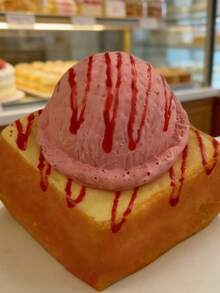 逼真的冰淇淋、面包、蛋糕和甜点造型的慢回弹玩具，创意慢回弹减压解压玩具 - 彩色 - 查看 11