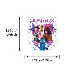 Mattel 美泰 K-Pop 90张女巫猎人主题贴纸，男鬼贴纸，K-Pop 男/女团系列，韩国美男明星贴纸/动漫系列小礼物 - 彩色 - 查看 8