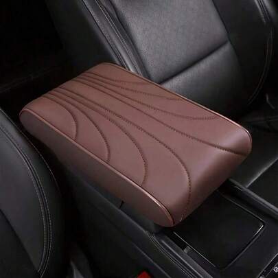 1 件装压花汽车扶手箱垫 | 通用型汽车中控台保护垫 | 适用于汽车内饰装饰，SUV、卡车、厢式货车 | 柔软舒适的扶手支撑保护套