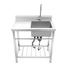 SHIOUCY Fregaderos de cocina - Plateado - Ver 6