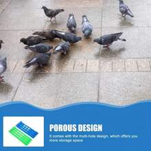 1/2个塑料环支架，鸽子腿环收纳架，训练腰带，框架式鸽子脚环支架 - 查看 3