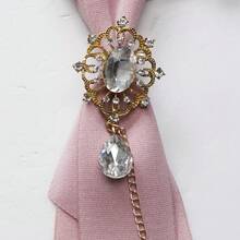 1pc Casual Woven Fabric Bow Tie, Suitable For All Seasons - Pink - View 2