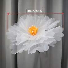 1 bông hoa mẫu đơn/hoa anh túc giả bằng lụa, thích hợp để trang trí đám cưới, trang trí nhà cửa, trang trí phòng, trang trí tiệc, trưng bày cửa sổ cửa hàng và trang trí sân vườn ngoài trời. - Hoa mẫu đơn - nhiều màu - Xem 10