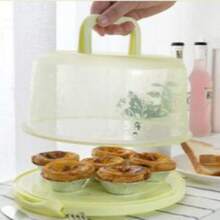 Wadah Kue Multifungsi dengan Pegangan dan Pengunci yang Aman, Kotak Penyimpanan Kue untuk Menjaga Kesegaran, Anti Bau, Cocok untuk Penggunaan di Rumah, Kontak dengan Makanan - Wadah Portabel untuk Makanan Penutup, Buah, dan Pengawetan Makanan - Berwarna merah muda - View 10