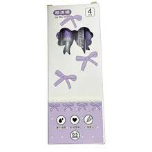Sổ tay kẻ dòng B5, vở bài tập đơn giản cho học sinh, tập viết + 4 bút bi mực đen thân tím 0.5mm - Nhiều màu - Xem 6