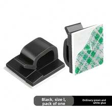 20 piezas Organizador de cable de carga, Clips de cable de pared autoadhesivos, Hebillas de cableado de automóvil minimalistas, Clips de organización de cables sin dolor, Gestión de cables sin enredos para escritorio y hogar, Adhesivo fuerte, Multiescenario, Ordenado y conveniente - Multicolor - Ver 4