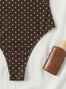 Bộ đồ bơi hai dây chấm bi gợi cảm mới về, kiểu dáng co giãn, thanh lịch, thích hợp cho kỳ nghỉ biển và tiệc tùng dành cho nữ, thích hợp cho mùa xuân/hè. - Nhiều màu - Xem 6