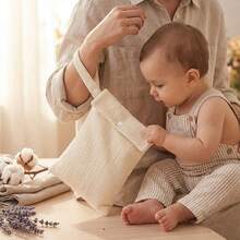 New European & American Style Mommy Handbag Solid Color Outdoor Diaper Storage Bag Baby Bottle Hanging Bag Multifunctional Storage Bag For Baby And Period Products 19*22cm - Multicolor - View 5