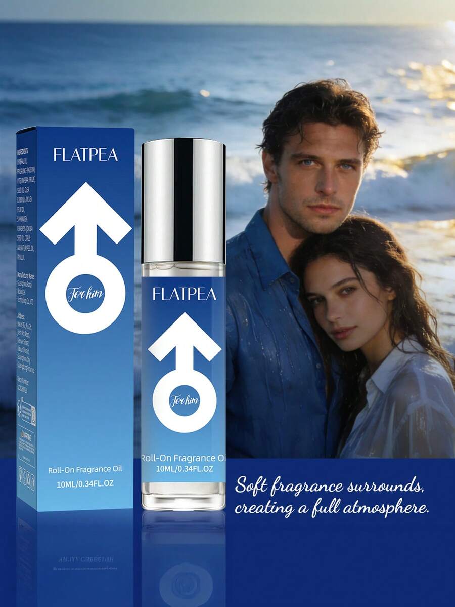 1 Bottle 10ml Men's Pheromone Fragrance Oil, Long-Lasting Unique Charm - Multi Scents - View 1